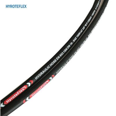 China Hydraulic Fluids Hyrotech High Pressure Flexible Hydraulic Hose 1SN/R1 Rubber Hose for sale