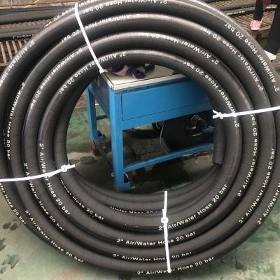 China Competitive SBR Water Delivery 60 Meters Length Water Delivery Hose Rubber Water Hose for sale