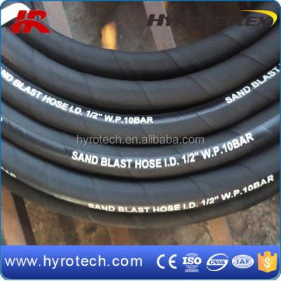 China Sandblasting Hose Sand Blast Hose Concrete Pump Rubber Hose 13mm 76mm for sale