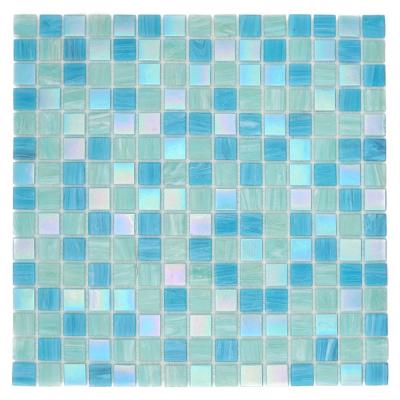 China Parquet CNK China manufacturer navy blue mozaik tile swimming pool slab glass for sale