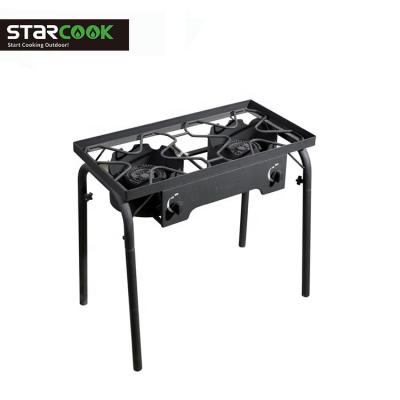 China Portable Adjustable Height Gas Stove Burner Ring Gas Cooking Range Camp Outdoor Stove for sale