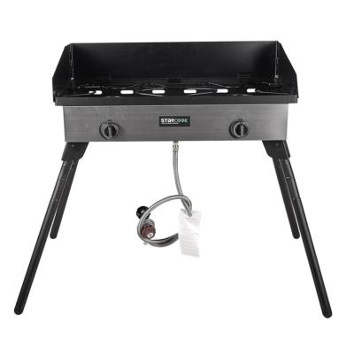 China High Quality Adjustable Height Outdoor Kitchen BBQ Gas Grill for sale