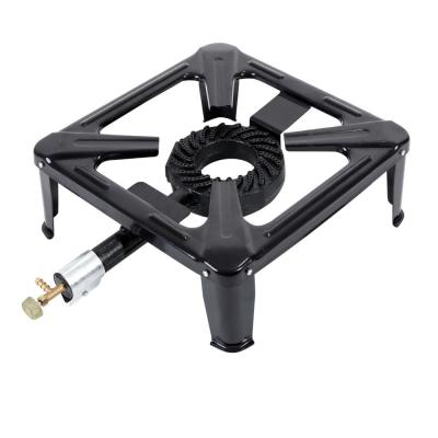 China Hot Sales Cast Iron Gas Stove Single Burner Gas Stove Table Easily Cleaned Outdoor Stove for sale