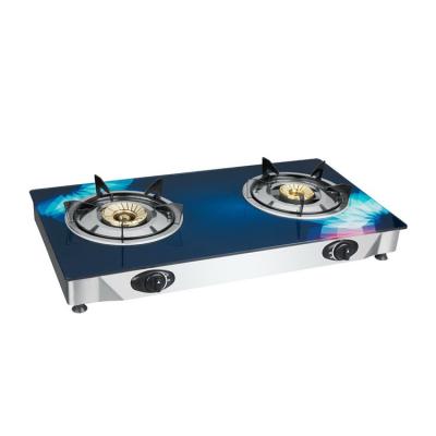 China High Quality Philippine Stove Double Burner Portable Butane Gas Stove Easily Cleaned for sale