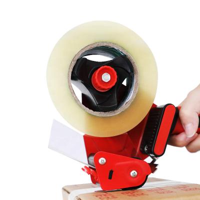 China 2/3 Inch Logistics Metal Express Special Automatic Clear Cardboard Plastic Handle Packing Tape Dispenser 270x170x60mm for sale