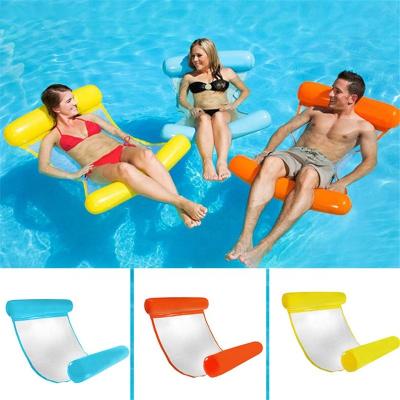 China PVC Pool Float Water Mattress Inflatable Couch Inflatable Pool Float Lounge Pool Chair Inflatable Swimming Hammock for sale