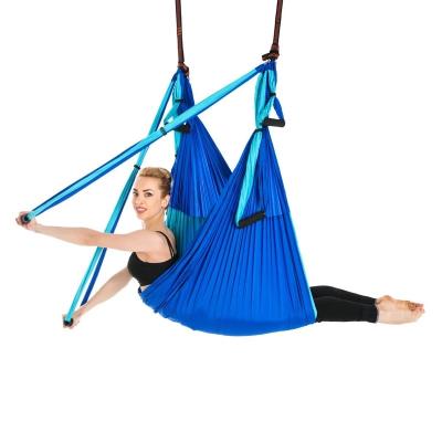 China Universal High Quality Hanging Flying Swing Yoga Hammock Set Yoga To Swing Aerial Yoga Swing for sale