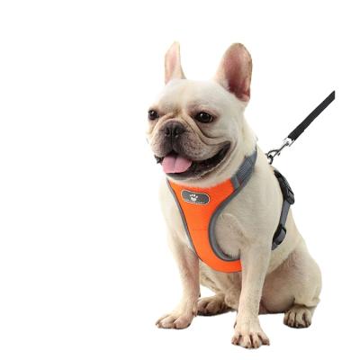 China Reflective Dog Harness No Pull Soft Breathable Mesh Padded No Pull Dog Harness Oxford Pet Reflective Vest Set For Small Medium Large Dogs for sale