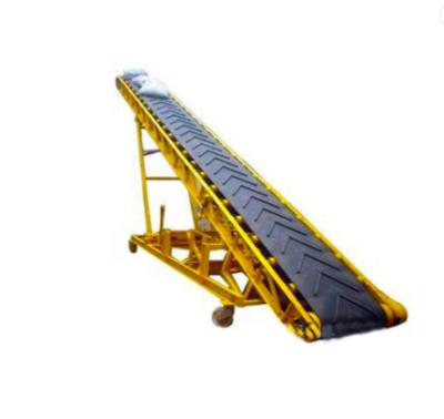 China Stone Climbing Mobile Belt Conveyor Matching Conveyor Belt Conveyor For Truck Loading Unloading for sale