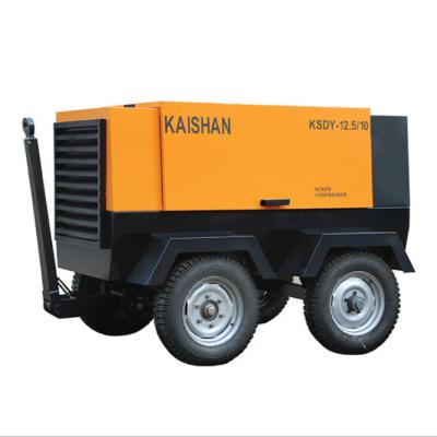 China Factory Wholesale Aire Mine Lubricated Portable Durable Diesel Air Compressor for sale