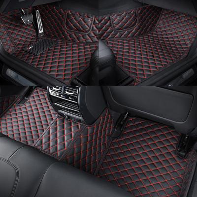 China Hot Sale Custom Universal Anti-slip Floor Mats Durable 5d Floor Durable Leather Car Mats for sale