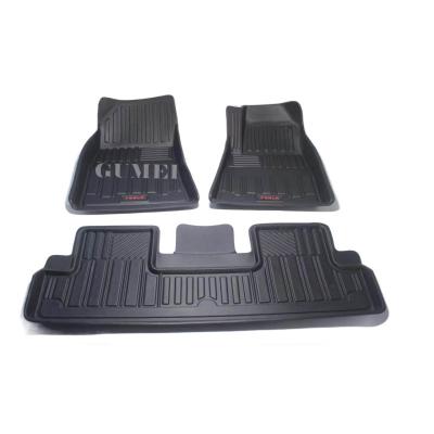 China Car Anti-Slip Mat 4 Pieces 5D Luxury All Round Design Anti-Slip Custom Non-Slip Tape Auto Interior Accessories EVA Car Mats for sale