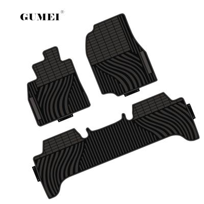 China High Quality Anti-Slip PVC Car Floor Mats Heavy Duty Fit For TOYOTA Stripe Style Injection Top Quality Car Floor Mats for sale