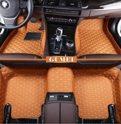 China Diamond TPV Car Mat Durable 5D 7D Waterproof Anti-Slip Original Luxury Custom Car Mats Luxury Leather Mats for sale