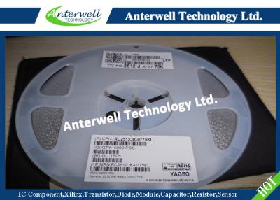 China Las series de RC2512JK-0775KL RC2512 saltan los resistores con las terminaciones fead-libres hechas por proceso de la película gruesa en venta