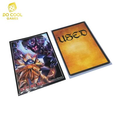 China Collectible Plastic Game Card Protector Games Card Sleeves For Board Game Card Protector for sale