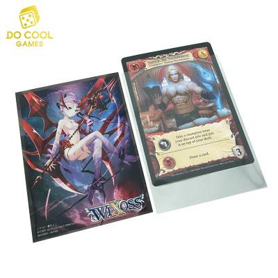 China Custom Made Japanese Ultra Pro Eco - Friendly Cardboard Anime Card Protector For Board Game for sale