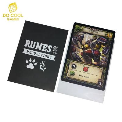 China High Quality Custom Card Protector Yugioh Art Printed Card Sleeves For Board Game Game Card Protector for sale