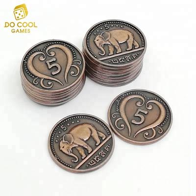 China Europe/US factory custom metal collectible coin for board game for sale