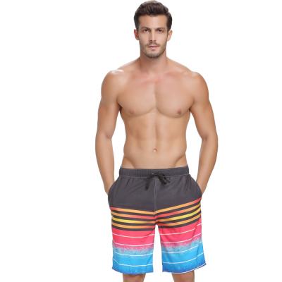 China Men's Breathable Swimwear Quick Dry Surf Beach Shorts Swim Trunks With Mesh Lining Swimming Trunks For Men for sale