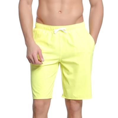 China Summer Vacation Men's Swim Trunks Swimwear Beach Breathable Quick Dry Panel Shorts With Elastic Waistband And Pockets for sale