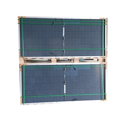 China PERC Mono 156cells Solar Power Cells 440W 450W 500W Half Cut Mono Bifacial Single Glass Solar Panel PV Module Half Silicon Half for sale