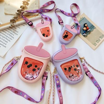 China Cute Fashion Fashion Shoulder Bag For Adults Silicone Bubble Tea Boba Bag for sale