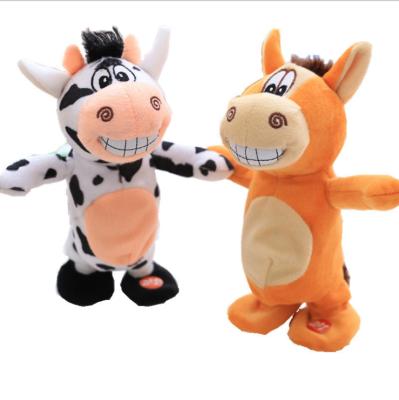 China Pretty gift wholesale hotsale cheap custom cute donkey plush electric toys for sale