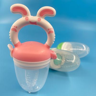 China 3 Nipples Free Size Baby Pacifier Silicone Fruit Feeding Feeder BPA Infant Vegetable Fruit Feeding Feeder for sale