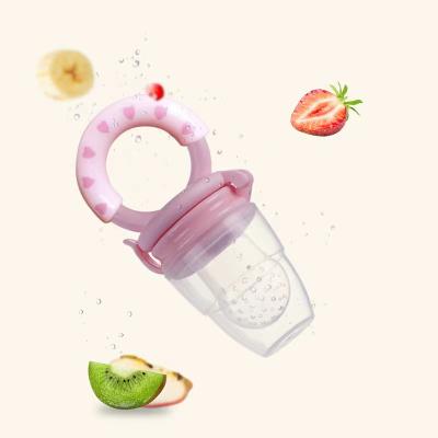 China Wholesale BPA Free Silicone Fresh Fruit Food Feeder Pacifier Baby Feeder Baby Feeder Teething Pacifier for sale