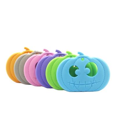 China Wholesale BPA Free Food Grade Silicone Teether BPA Free Pumpkin Design Baby Teether for sale