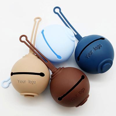 China Dummy Chain Clips Designer Container BPA Pacifier Baby Bibs Silicone Pacifier Clips Holder Clip Free Portable Crate For A Baby Pacifier for sale