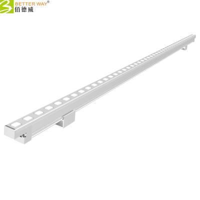 China LANDSCAPE Led Bar IP67 12W Linear Aluminum Slim RGB Cover Or Single Color OutdoorLighting Facade for sale