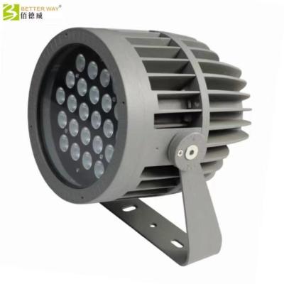 China LANDSCAPE 54W 220V LED Flood Light Single Color Round Shape Lamp On - Off Design With Different Sizes And Wattage for sale