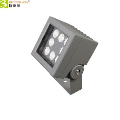 China LANDSCAPE Led Flood Light Square Shell AC220V 12W Outdoor Narrow Beam 3.5 Degree Landscape Lighting for sale