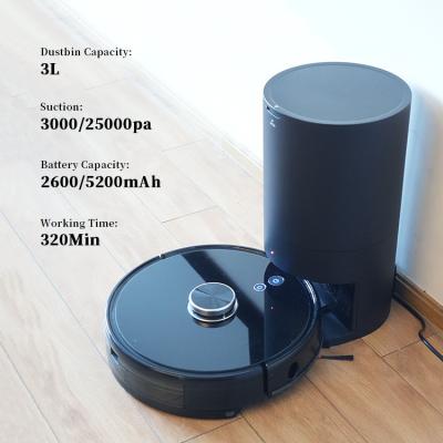 China Smart APP Control LDS WIFI Laser Navigation Vacuum Cleaner Robot Vacuum Cleaner Household Cleaning with APP for Household Floor Cleaning for sale