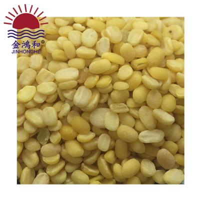 China Northeast China Dry Peeled / Skinless Split Green Mung Beans for sale