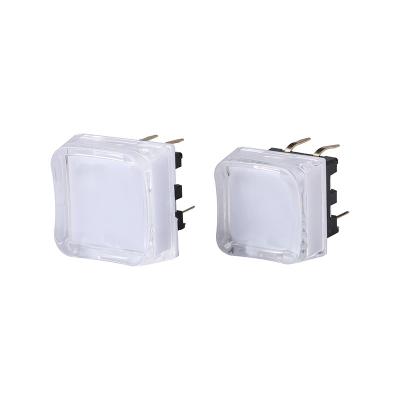 China Brass With Gold Plating DC 50mA Super Bright Lighting Lakeview TL12 Series 12V LED Tactile Button Switch for sale