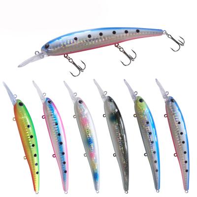 China ABS Plastic Minnow Fishing Lures Bass Saltwater Lure Minnow Plastic Sinking Wobbler Lures Minnow Baits Groundbaits for sale