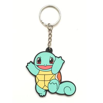 China Souvenir or Promotion for House Rigid Custom Logo Rubber PVC Keychain for Craft Pokemon Go Pocket Monsters for sale