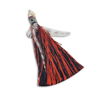 China Promotion Tassel Key Chain Chinese Mesh Pendant Ring Chain Souvenir or Tassel for sale