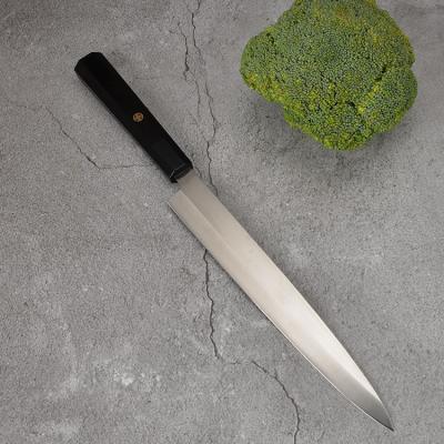 China 2020 KONOLL Hot Sales 5Cr15Mov Disposable 240mm Handle Sushi Knife 2020 High Carbon Steel Filleting Wood Knife for sale