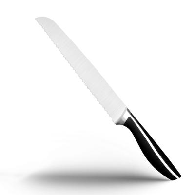 China Konoll Disposable 8 Inch Stainless Steel Kitchen Bread Knife with Serrated for sale