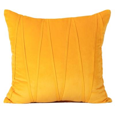 China Best Price Velvet Latest Price Pillowcase Pillowcase Cushion Cover Factory Direct Selling Pleated Pillow Case Set for sale