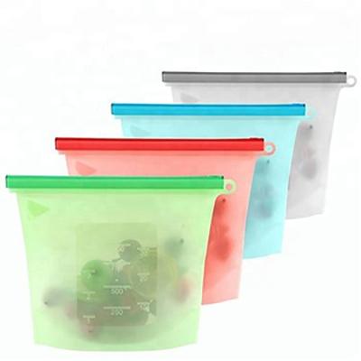 China Viable Good Quality Non-Toxic Odorless Legible Washable Silicone Fresh Bag for sale