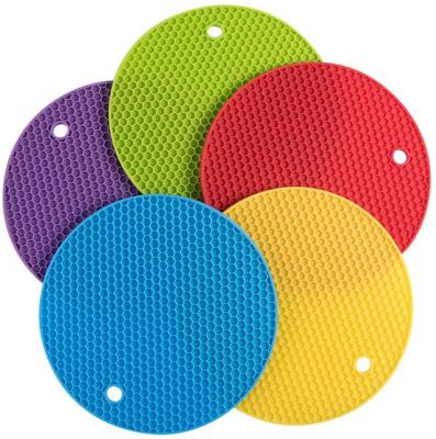 China Viable Silicone Tripod Mat, Hot Pads Non-slip Silicone Insulation Mat Silicone Heat Resistant Mat For Home Use for sale