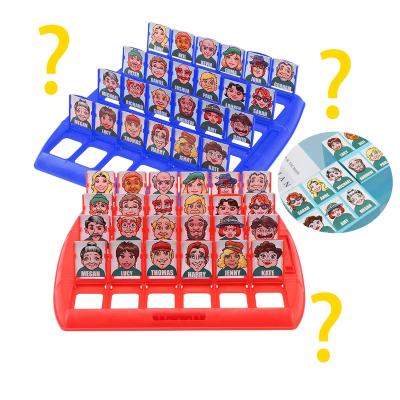 China Education Toy Family Guessing Games Guess Who Board Game Education Toys Training Parent Child Free Time Party Indoor Games for sale