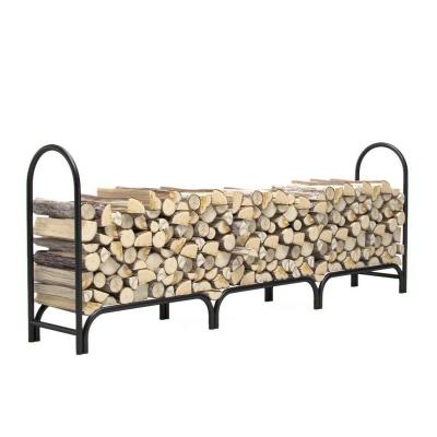 China 4.88 Meter 2 String Capacity Firewood Rack With KD Design 8 Feet Iron Frames Strong Log Rack BLJ-2005 for sale