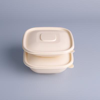 China Eco-friendly Microwavable Bowl Container Eco-Friendly PLA Lunch Box Food Storage Container for sale