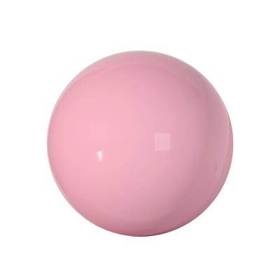 China With Hole 38mm to 1000mm Pink Metal Sphere Decorative Hollow Steel Ball Liner Stainless Color with Hole for Decoration for sale